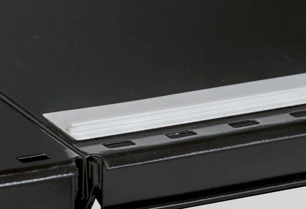 Rail standard magnétique blanc pour séparateur - 25 x 1325 mm