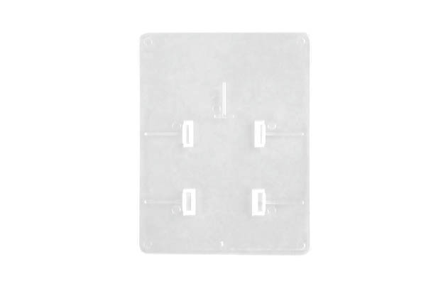 Réhausse pousseur à ressort transparent - 115 x 90 mm