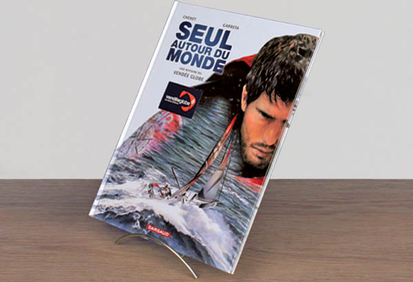 Porte-produit incliné en fil métal de Ø 2 mm - 117 x 141 mm