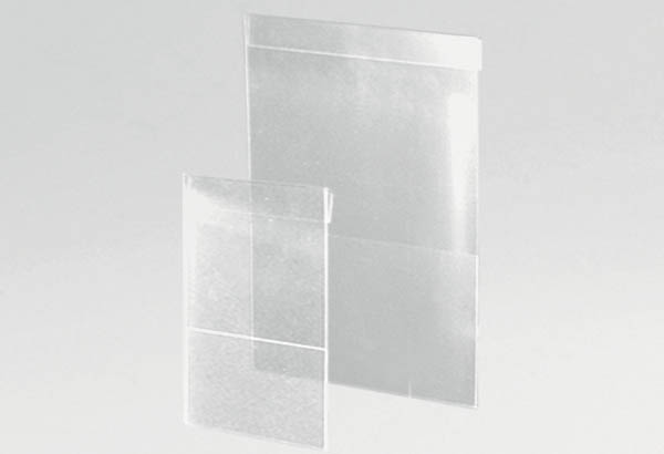 Pochette transparente pour bac soldeur carré - Format A4 - 210 x 297 mm