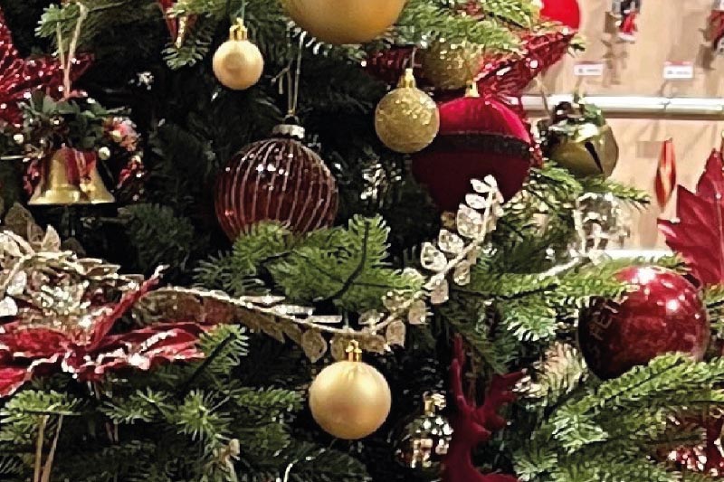 Boule de Noël en or - Diamètre 15 cm