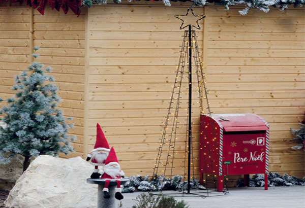 Sapin lumineux - Hauteur 190 cm - Diamètre 60 cm