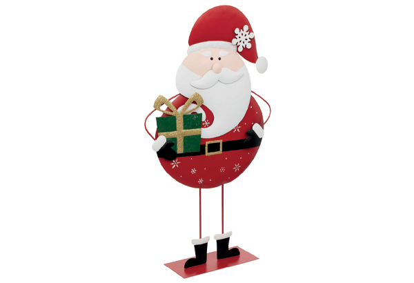 Père Noël avec cadeaux - Hauteur 64.6 cm - 36.5 x 10.2 cm