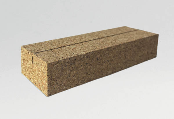 Porte-visuel en liège avec rainure pour visuel de format A4 de 2 mm d'épaisseur