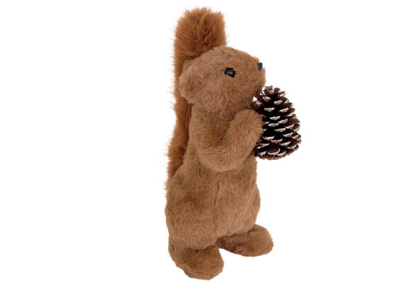 Ecureuil marron en polystyrène - Hauteur 30 cm - 19 x 13