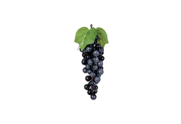 Grappe de raisins noir avec 60 pièces - Longueur 22 cm