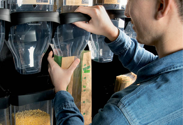 Trémie BULK IT ! en PET - Largeur 15 cm - Contenance 21 litres