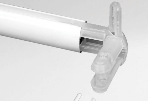 Jonction d’angle pour profil Décobarre® XS - Angle à 90°