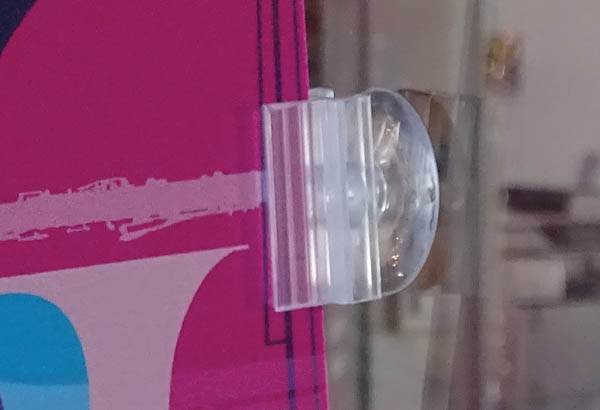 Grip en T ventouse en 25 mm - Base de Ø 25 mm