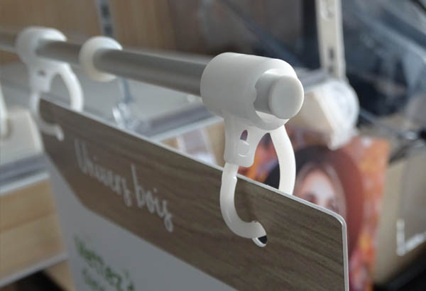 Potence magnétique Multimag® double position de 250 mm - 2 anneaux fermés