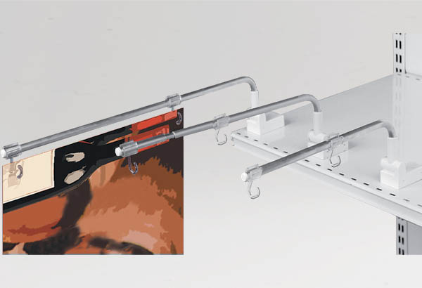 Potence magnétique Multimag® + articulée de 260 mm - 2 crochets ouverts