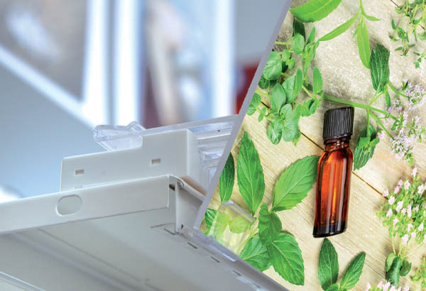 Bloc porte-fronton Multimag® magnétique 2 angles à poser - 1 panneau de 2 à 3 mm