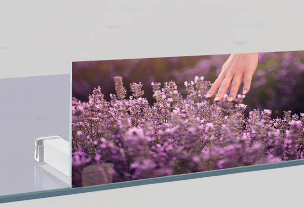 Bloc porte-fronton adhésif Promobase® + clips droits à poser - Panneau de 3 à 5 mm