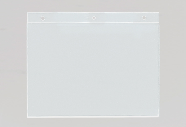 Pochette à suspendre 3 perforations acrylique - Format A4 - Horizontal