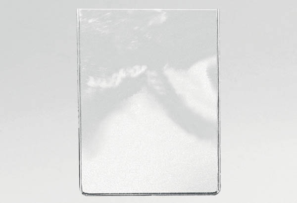 Pochette rectangle adhésif perm PVC soudée 3 côtés - Format A6 - Vertical