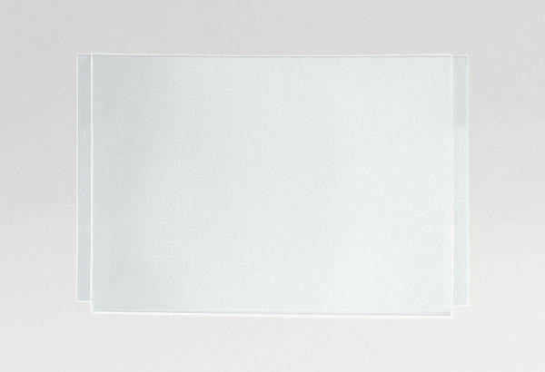 Porte-affiche simple plexi transparent pour système câble - Format A3 - Horizontal