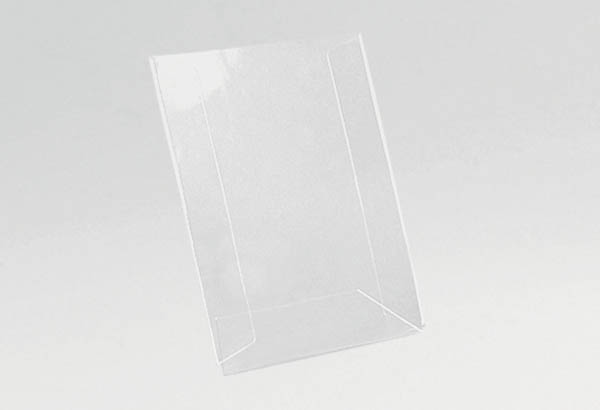 Porte-visuel ECO incliné en PET antireflet - Format A5 - Vertical ou Horizontal