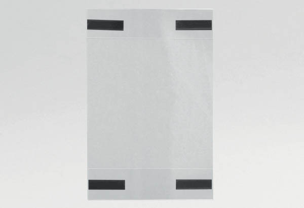 Pochette magnétique en PET transparent - Format A5 - Vertical