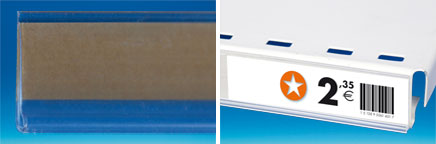 Profil P.E transparent - film - 18 x 1000 mm Profil P.E transparent - film - 18 x 1000 mm