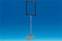 Kit cadre base métal tige 32 à 62cm - Cadre A4 - Noir Kit cadre base métal tige 32 à 62cm - Cadre A4 - Noir