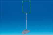 Kit cadre base métal tige 32 à 62cm - Cadre A4 - Vert Kit cadre base métal tige 32 à 62cm - Cadre A4 - Vert