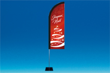 Kit drapeau sur mât - Voile noël Kit drapeau sur mât - Voile noël