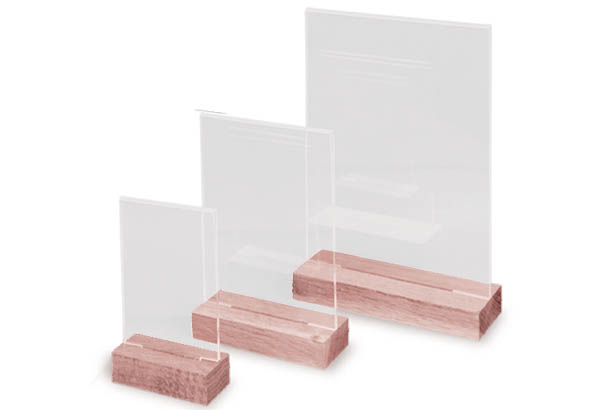 Porte-visuels avec pochettes