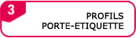 Profils porte-étiquette