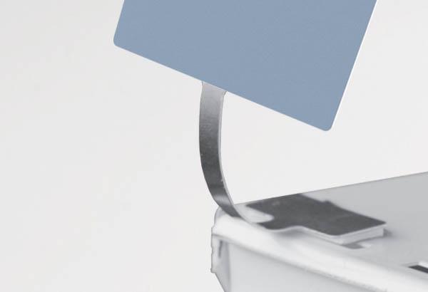 Méga twister métal 75 mm en vrac - 1 adhésif permanent et 1 adhésif non permanent