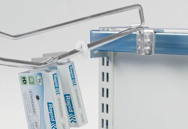 Limiteur ovale de stock en PVC rigide pour broche simple de Ø 6 à 8 mm