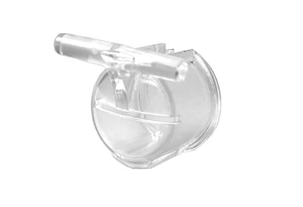 Embout broche perroquet pour tube HMY de 19 mm - Translucide