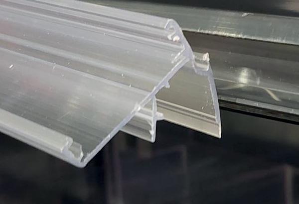 Cale pour PE électronique EASYFIX en PET Cristal - 22 x 200 mm