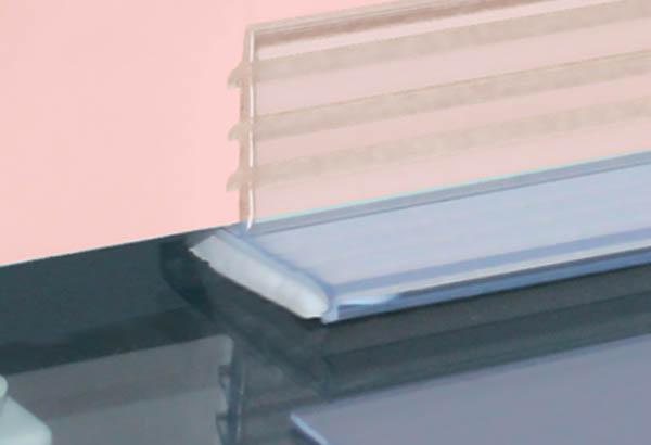 Méga grip en T adhésif permanent en 75 mm - Base de 40 mm