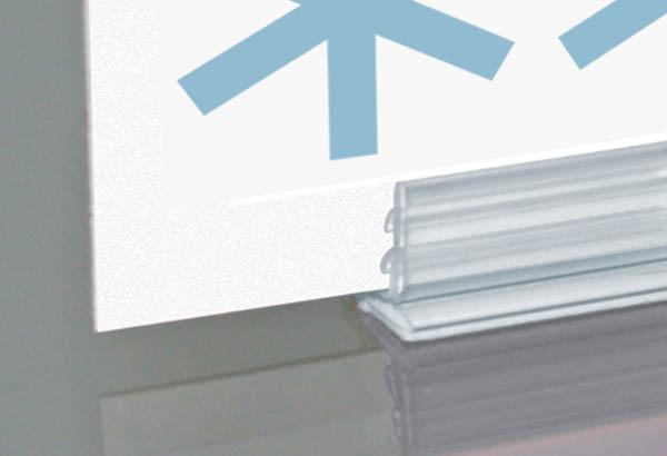 Grip en T adhésif permanent en 75 mm - Base de 13 mm