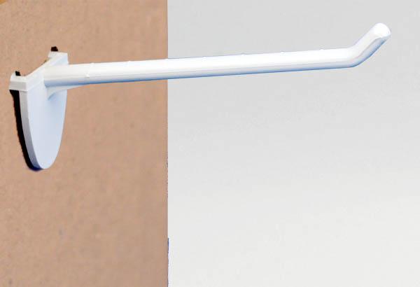 Broche plastique simple auto-perforante de Ø 6 mm blanche - Longueur 150 mm