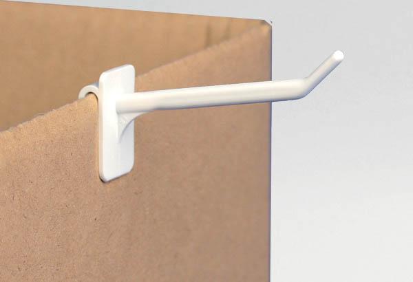 Broche plastique simple pinçante de Ø 6 mm blanche - Longueur 150 mm