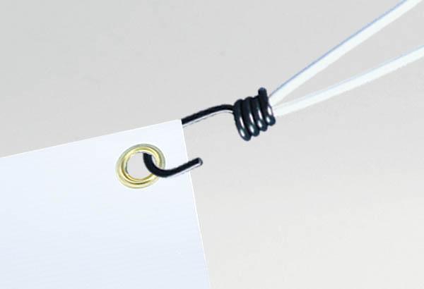 Tendeur Sandow à 2 crochets avec fil de Ø 5 mm - Longueur 250 mm