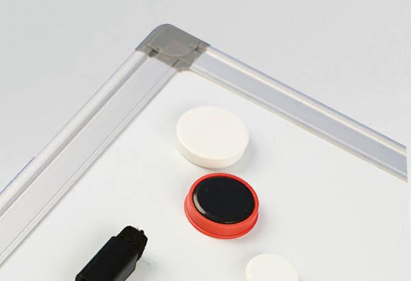 Punaise magnétique blanche de Ø 20 mm (pour une feuille)