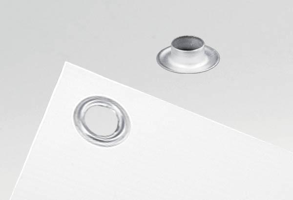 Oeillet métal de Ø 12 mm spécial presse semi automatique