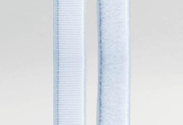 Ruban adhésivé CARAFIX® de 25 mm x 25 m blanc - Ruban crochet