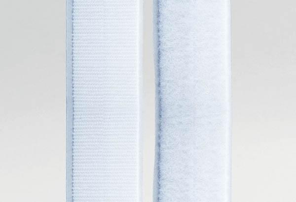 Ruban adhésivé CARAFIX® de 50 mm x 25 m blanc - Ruban boucle