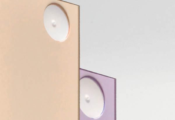 Rivet pression écrou de Ø 10 mm blanc avec serrage non permanent de 1.5 mm