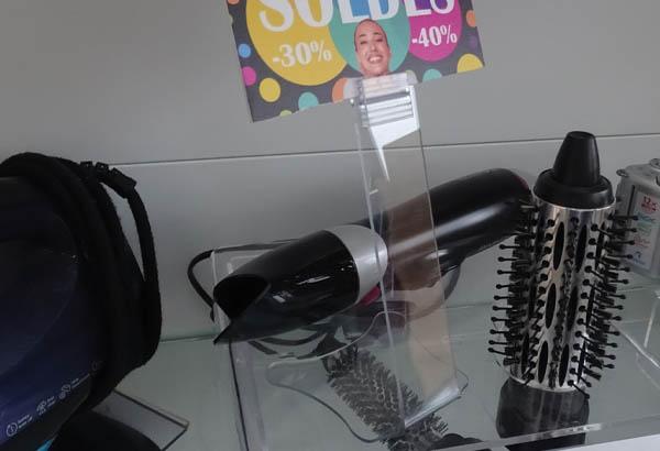 Base à poser de 75 x 90 mm avec grip de 20 x 25 mm en PET - Tige de 150 mm