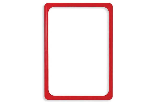 Cadre rouge en PVC - Format affichette A3