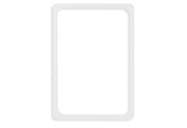 Cadre blanc en PVC - Format affichette A4