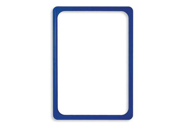 Cadre bleu en PVC - Format affichette A5