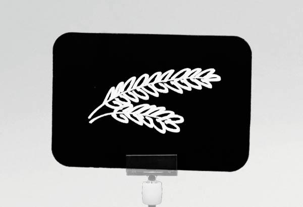 Plaque de polystyrène vernis ardoise de 1 mm d'épaisseur - Format A6