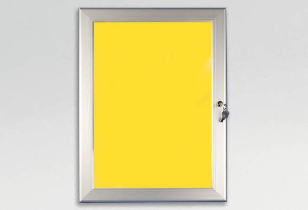 Vitrine 1 face avec profil de 37 mm en aluminium pour extérieur - Format A0