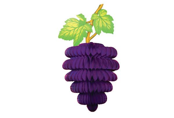 Raisin petit modèle violet - 30 cm