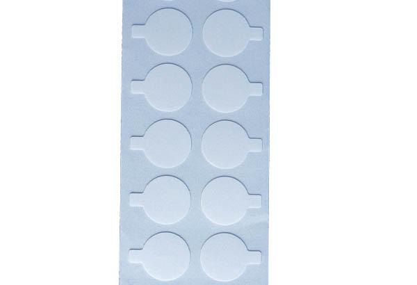 Lot de 200 pastilles adhésives CARTACK® 611 T en mousse transparente - Ø 19 mm
